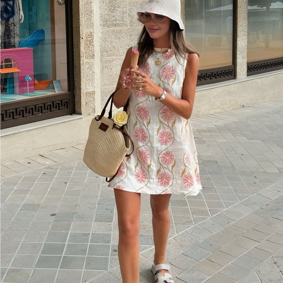 Floral Shift Dress XL - Picture 2 of 6